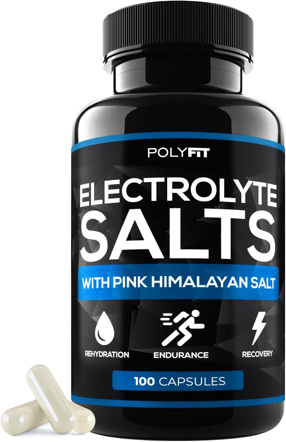Electrolyte Salt Tablets – 100 Pills – Electrolytes Replacement Supplement for R