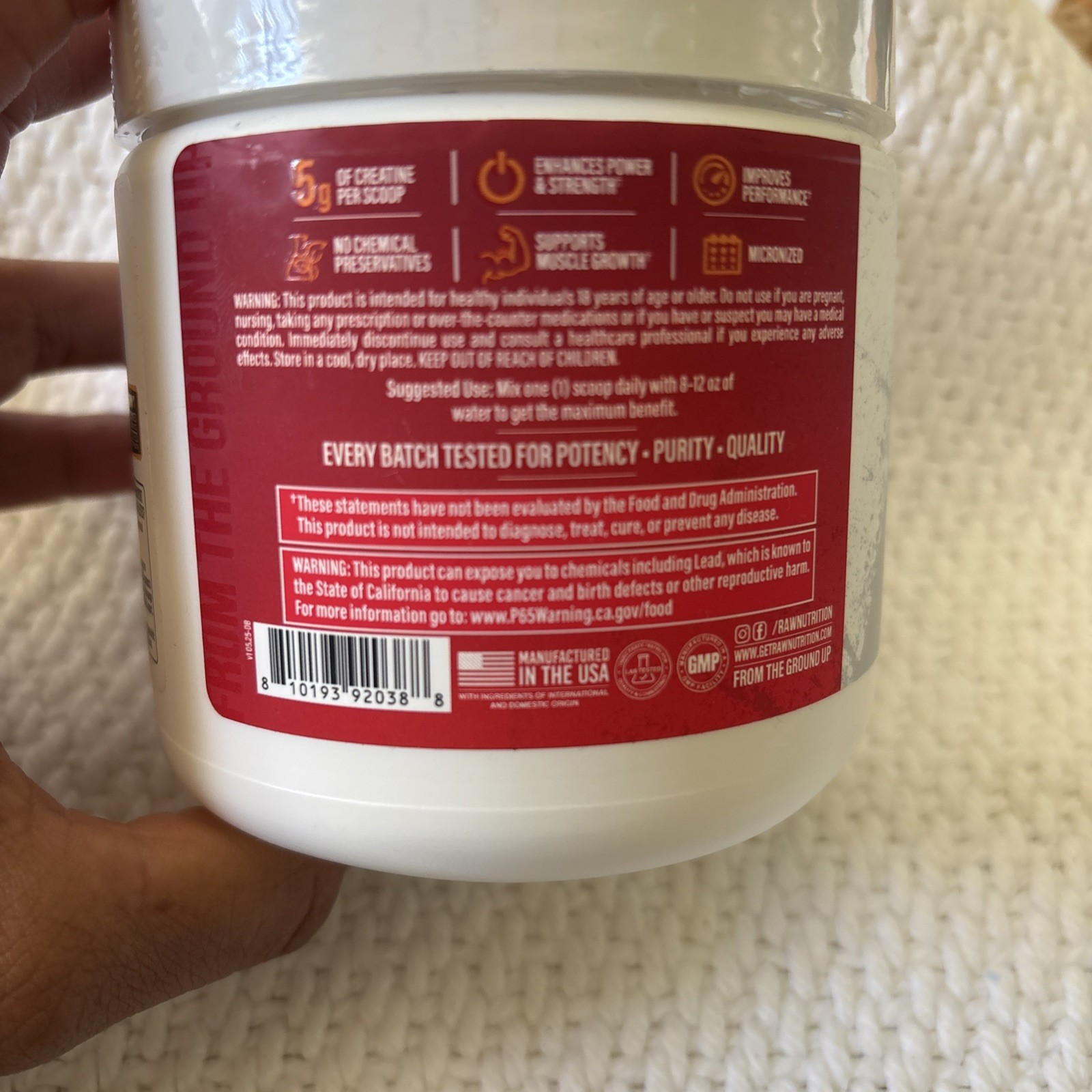 Muscletech Cell Tech Creatine Monohydrate Powder Fruit Punch