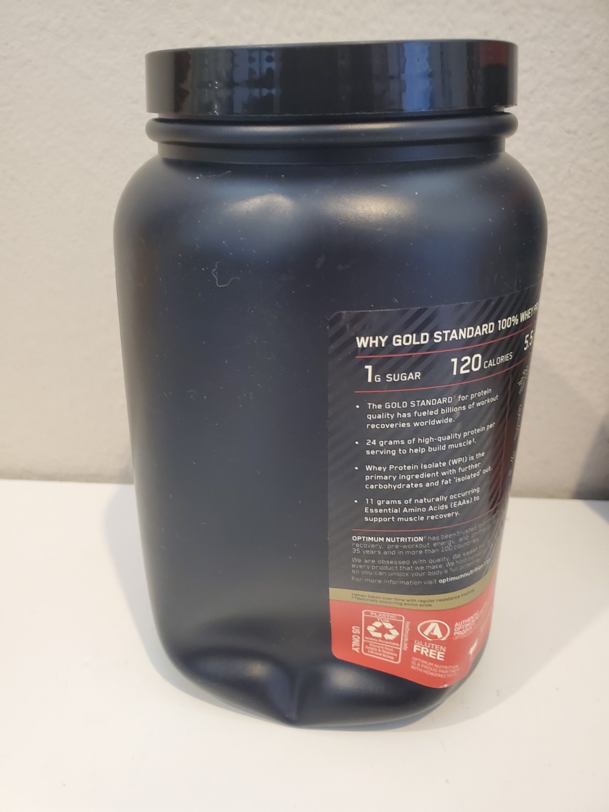Lot of 3×24 oz Optimum Nutrition 100% Whey Protein, Strawberry, Vanilla Exp 2028