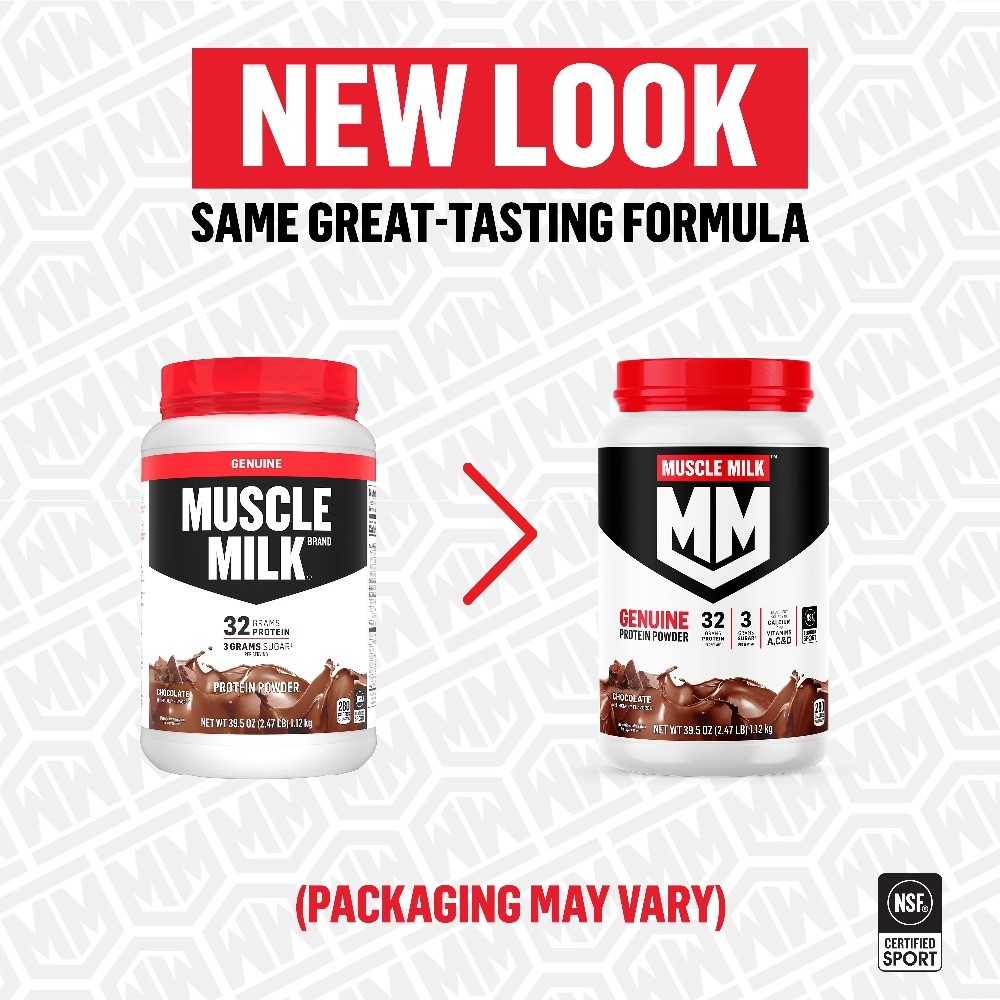 Milk Genuine Protein Powder, Chocolate, 1.93 Pound, 12 Servings