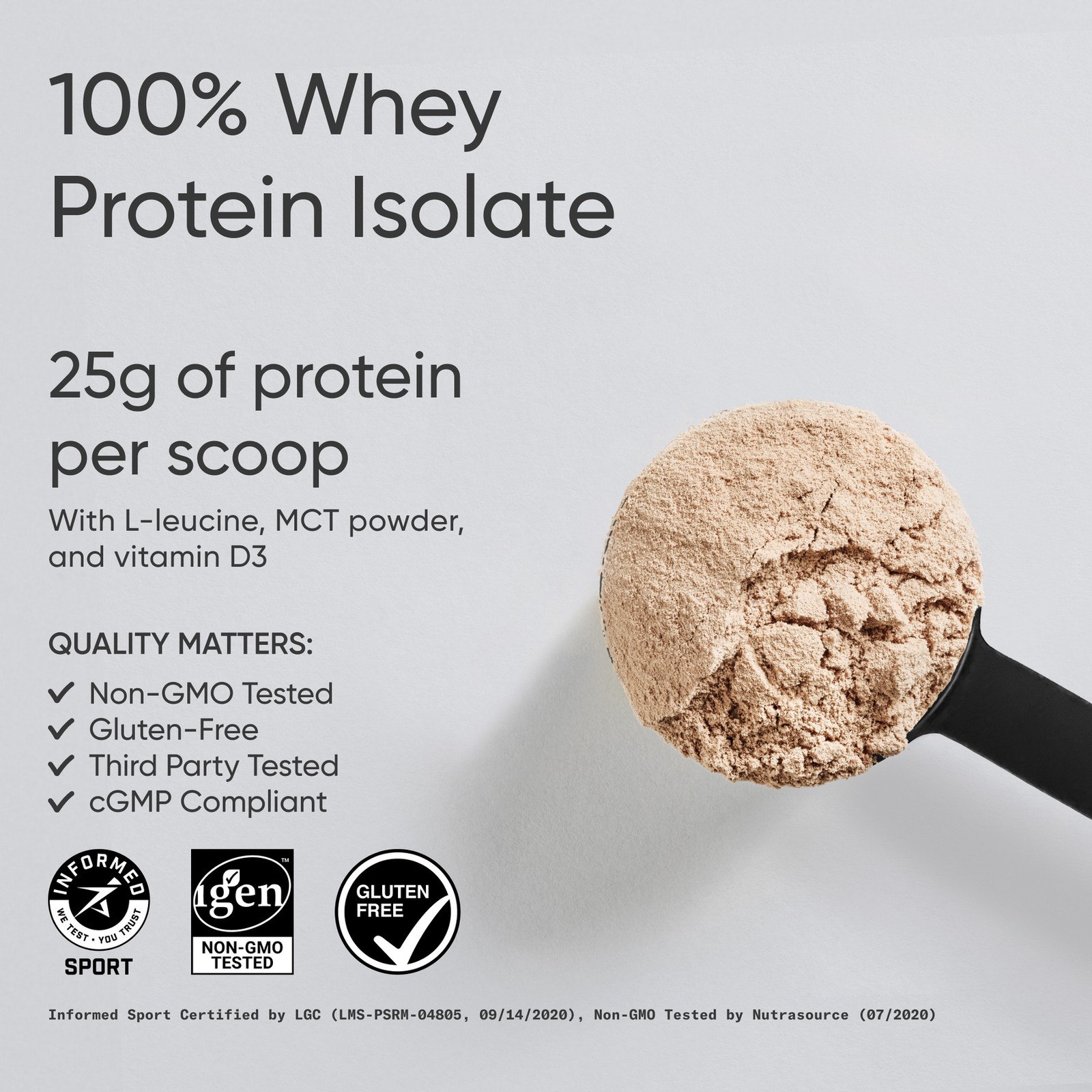 Whey Protein Isolate – U.S. Sourced Sports Nutrition Protein Powder 5lb Bag