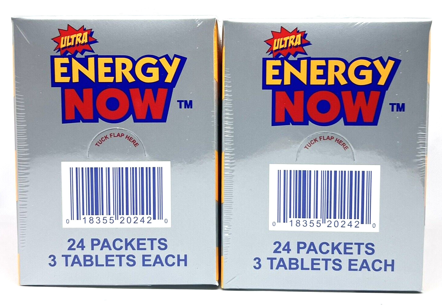 Ginseng Energy Now Ultra 3 Tablets 24 Packet Display Box (2 Boxes)