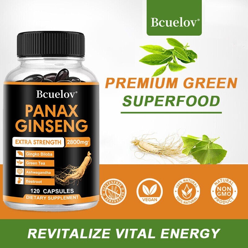 Ginseng Extract – Testosterone Booster, Male Sexual Health and ENERGY Growth