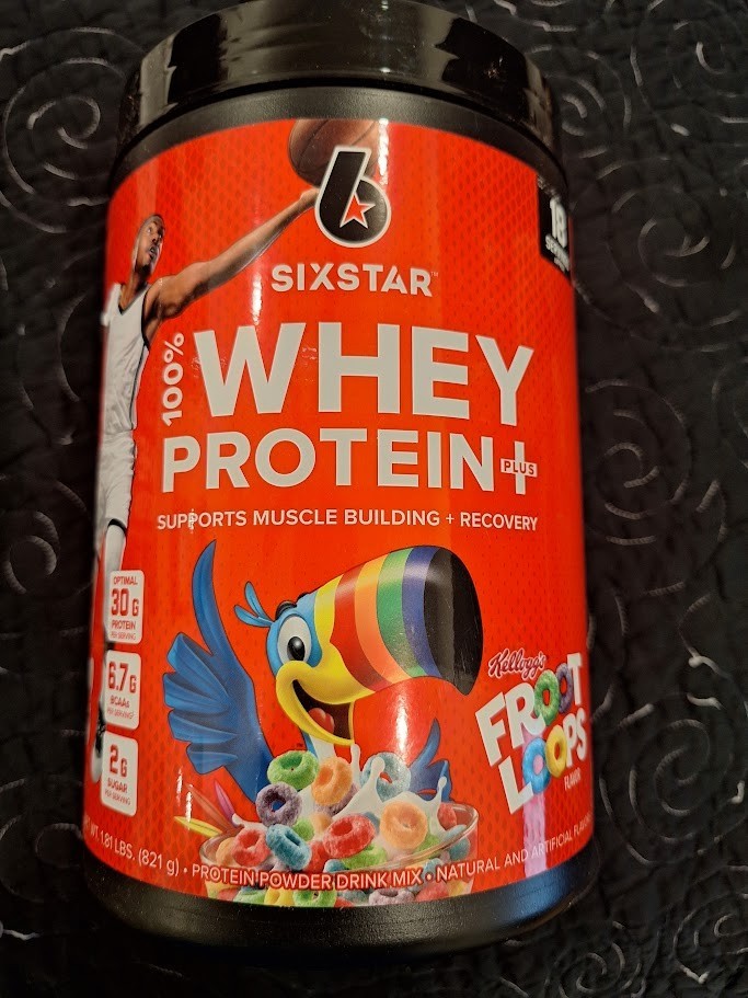 Six Star 100% Whey Protein Plus Froot Loops Flavor 1.81 lbs 18 Servings 30g Prot