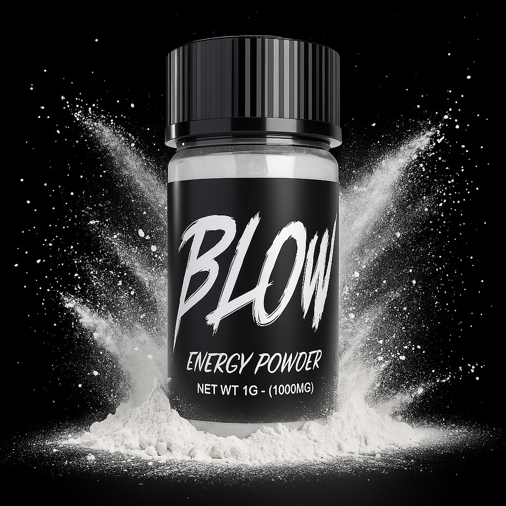 Blow Energy Powder – 400MG Caffeine – Instant Energy Pre Workout – 3 Pack
