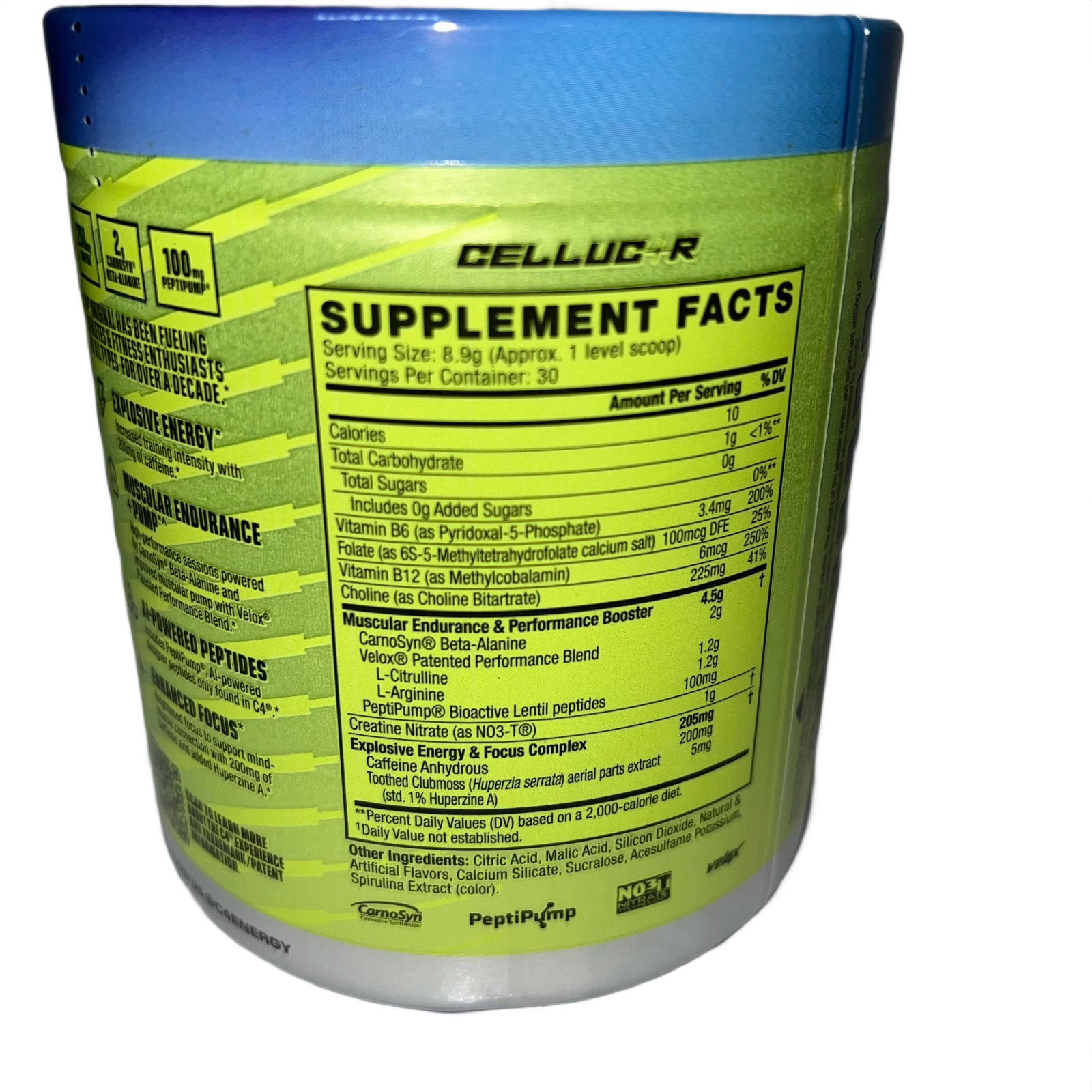 C4 Original Pre-Workout Icy Blue Razz 9.4 oz BB 08/2026 New