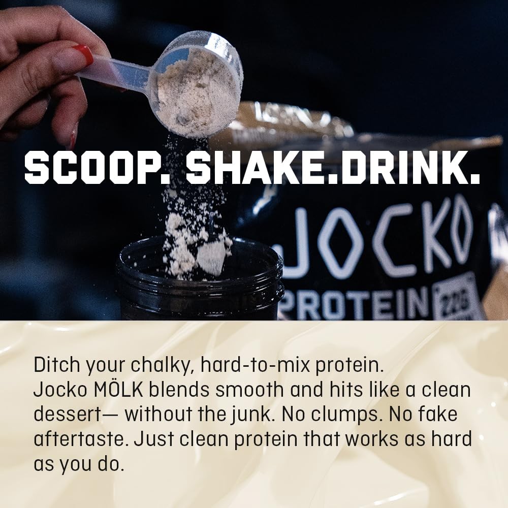 Jocko Fuel Mölk Whey Protein Powder 22g – Low 2 Pound (Pack of 1)
