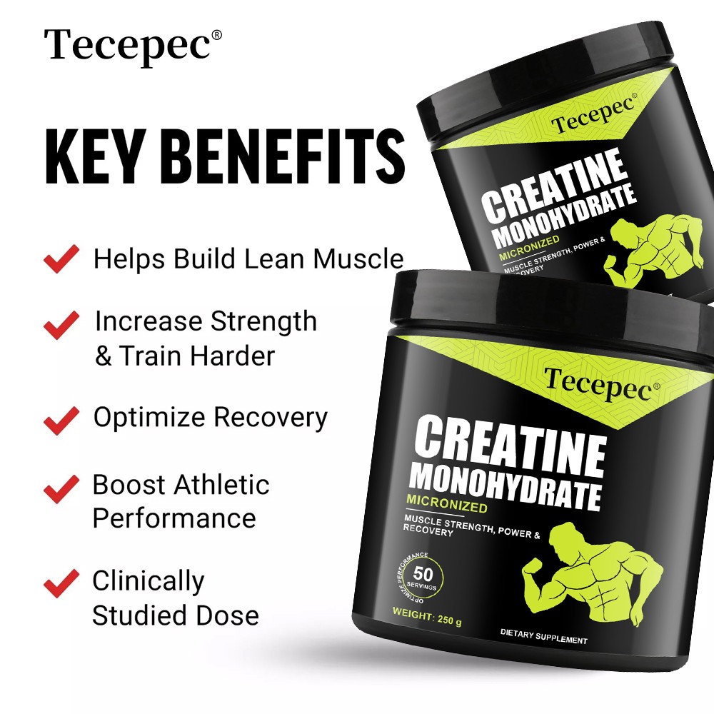 Creatine Monohydrate Powder Pure Promote Muscle Growth 5 Grams Per Serving