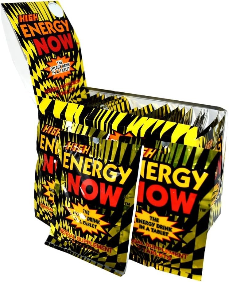 6 Boxes Of Energy Now High Supplements 144 Packs 3 Pills In Each Pack