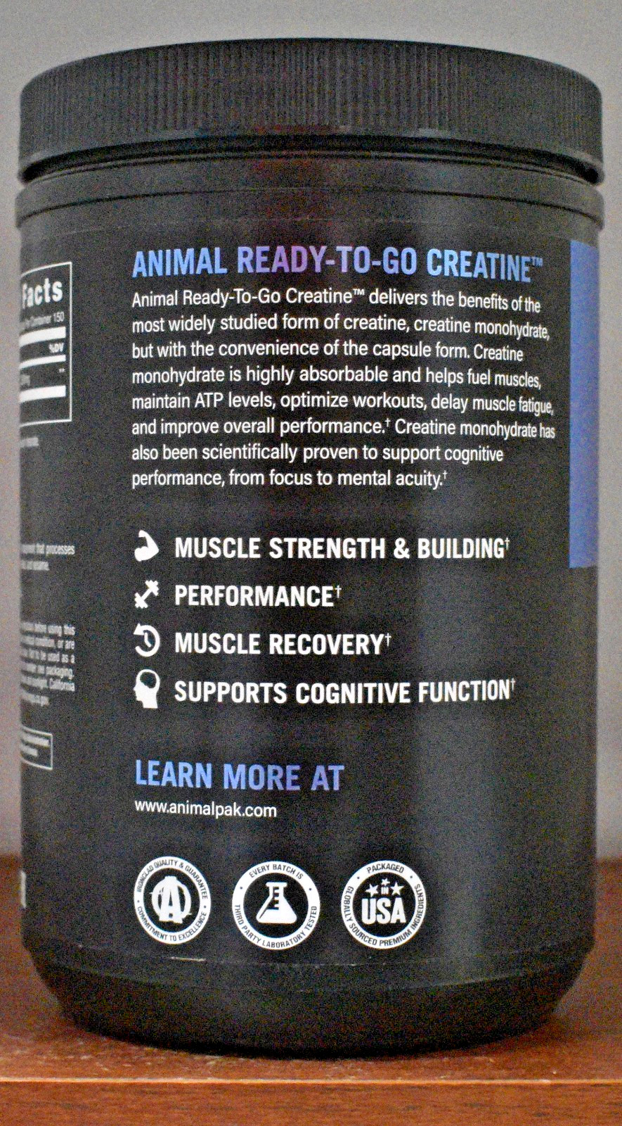 Animal Creatine 300 Capsules Micronized Monohydrate 150 Servings NEW Free Ship