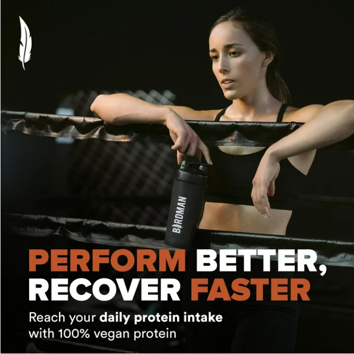 BIRDMAN Falcon Vegan Protein with Creatine, Chocolate, 28 Servings