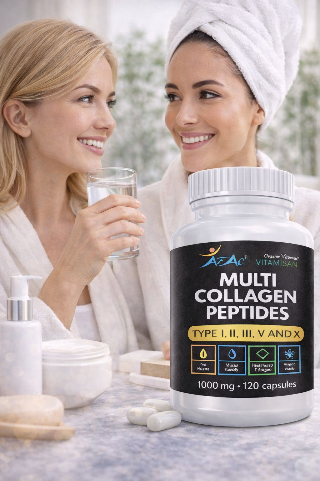 Supplements PILLS Collagen for Healthy Skin, Joints, Hair & Nails 1-Pack 120 CAP