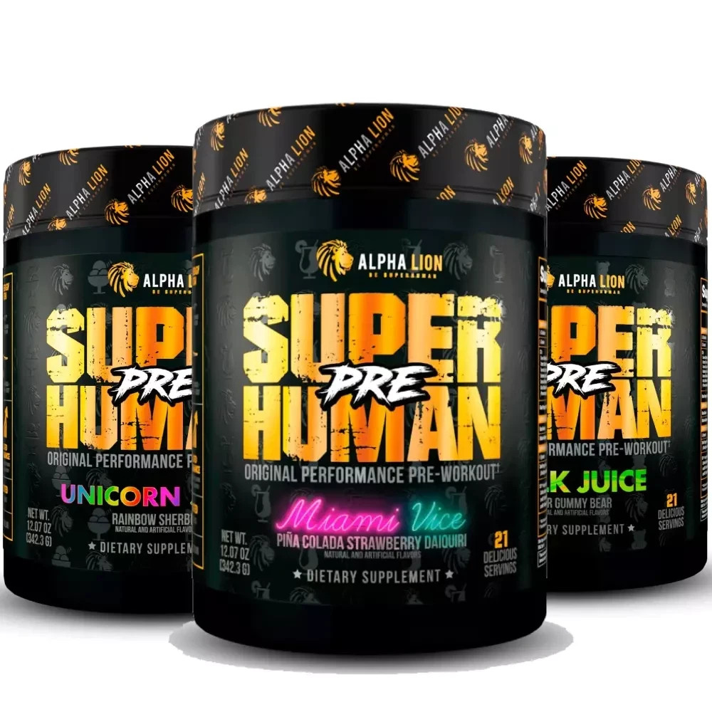 ALPHA LION SUPERHUMAN PRE Original Performance Pre-Workout Energy 21 Servings