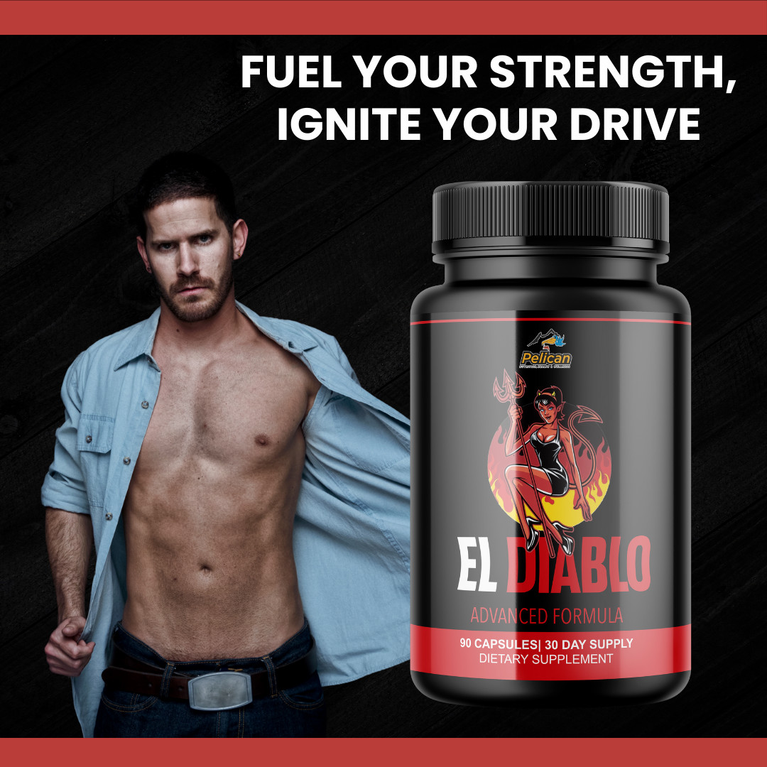El Diablo- Bodybuilding & Men’s Health Support- 3 Bottles- 270 Capsules