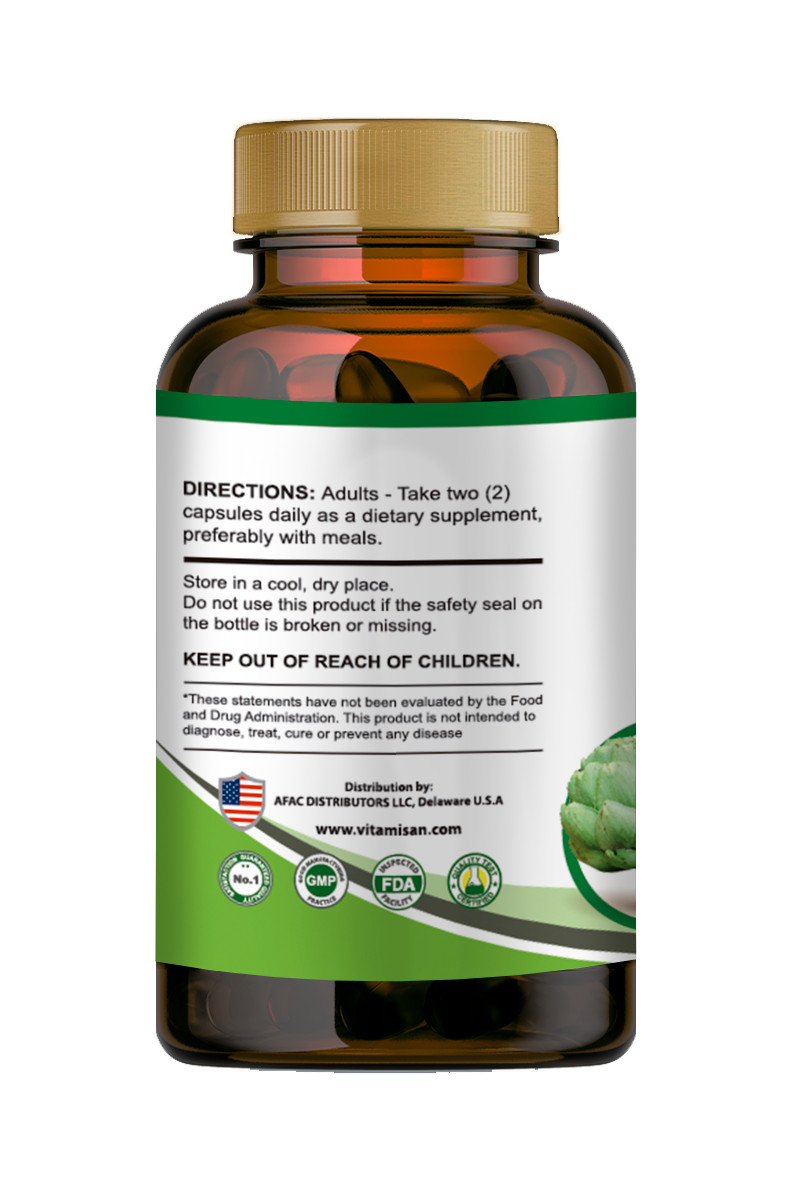 Artichoke 60 capsule extract Capsulas Extract Alcachofa weight loss support