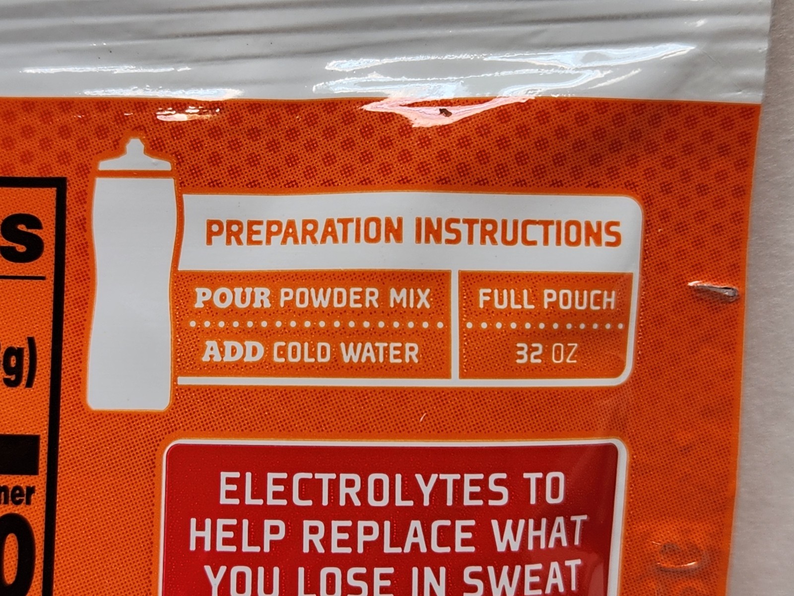 36 PACKS Gatorade Thirst Quencher Powder Fruit Punch Sports Bottle Pouch 32 floz