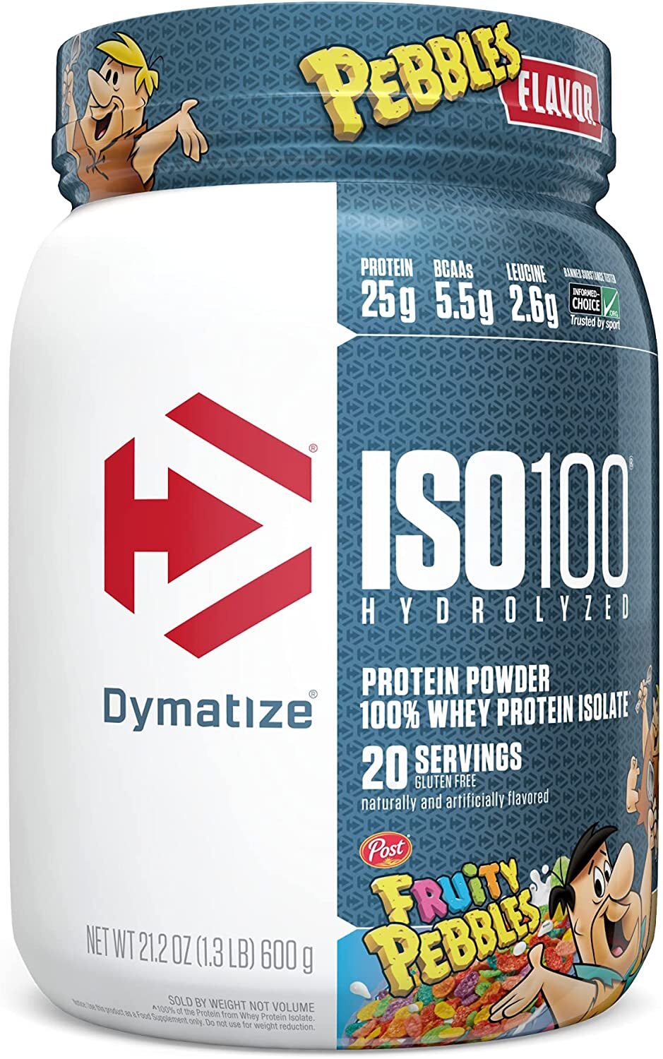 Dymatize ISO100 ISO-100 25g 1.4lb Hydrolyzed Whey Isolate 20 Servings 10 Flavors