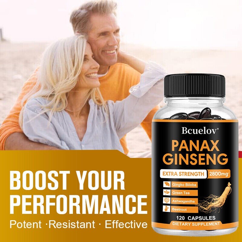 Ginseng Extract – Testosterone Booster, Male Sexual Health and ENERGY Growth