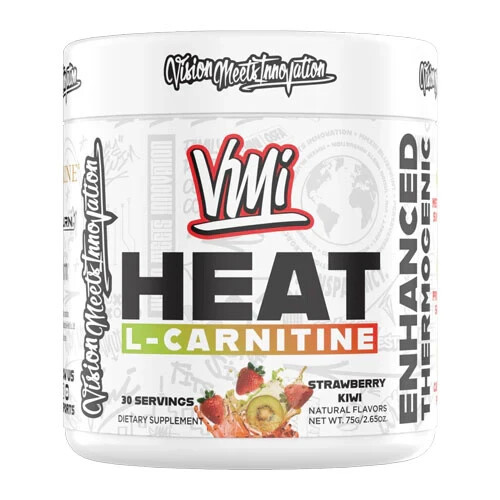 VMI Sports L-Carnitine Heat Powder 30 Servings Strawberry Kiwi