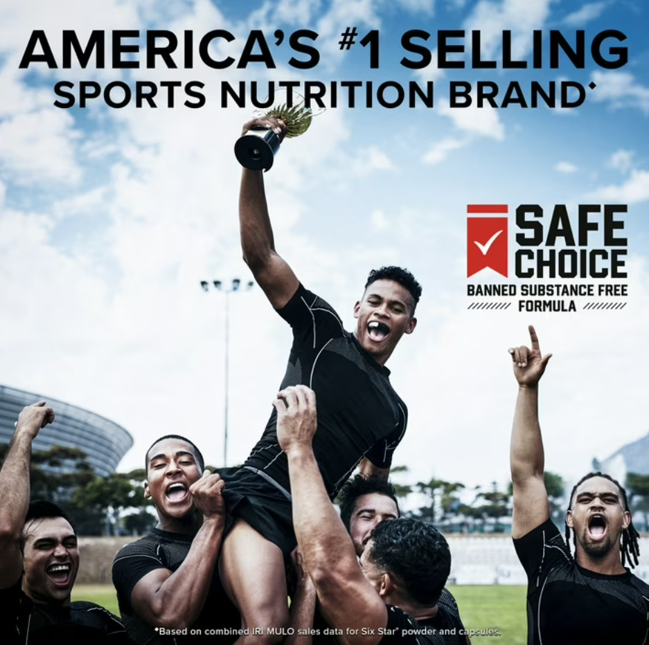 Six Star 100% Whey Protein Plus Triple Chocolate 30g Protein 1.81lb