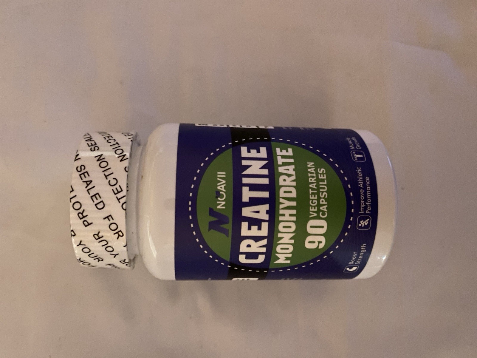 NoavII Creatine Monohydrate Muscle Gain 90 Capsules Exp. 07/2026