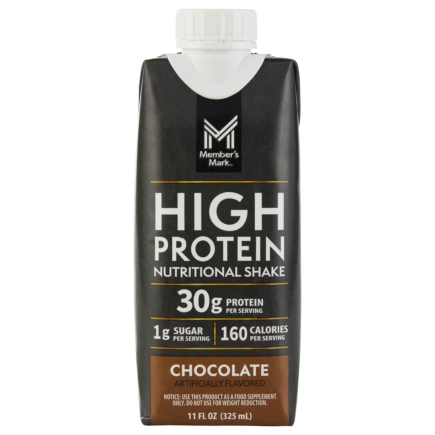 Member’s Mark 30g High Protein Nutritional Shake, Chocolate 11 fl. oz., 15 pk.