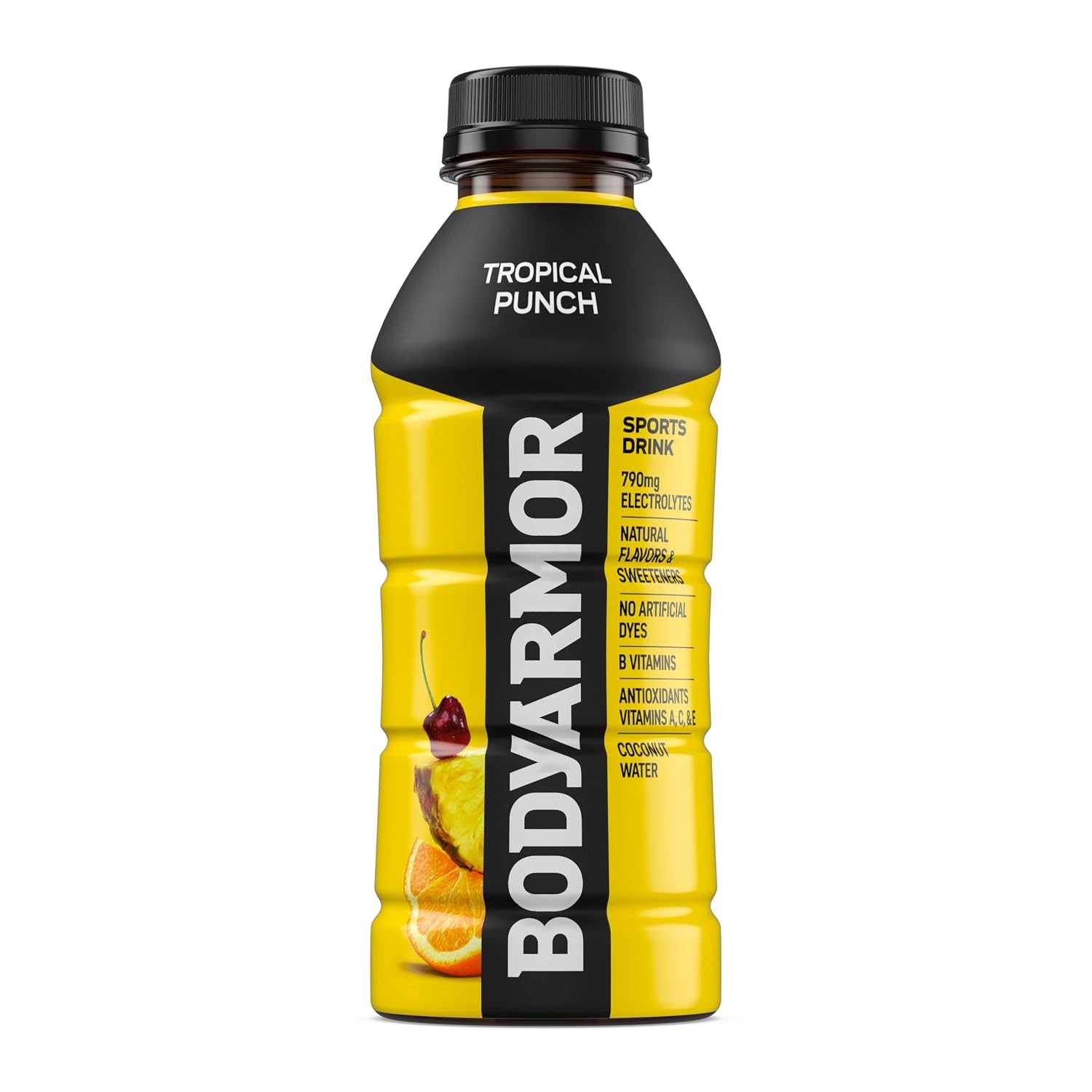 BODYARMOR Tropical Punch Sports Drink 16 oz Electrolyte Hydration 12 Pack