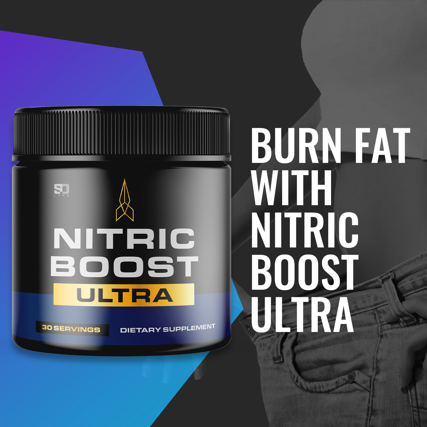 Nitric Boost Ultra Powder – Boost Energy and Support Active Lifestyles (3 Pack)