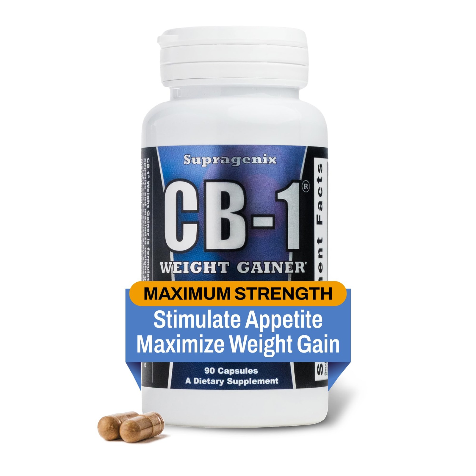 Weight Gainer Pills 90 Count | Appetite Booster for Men & Women | Mass Gain