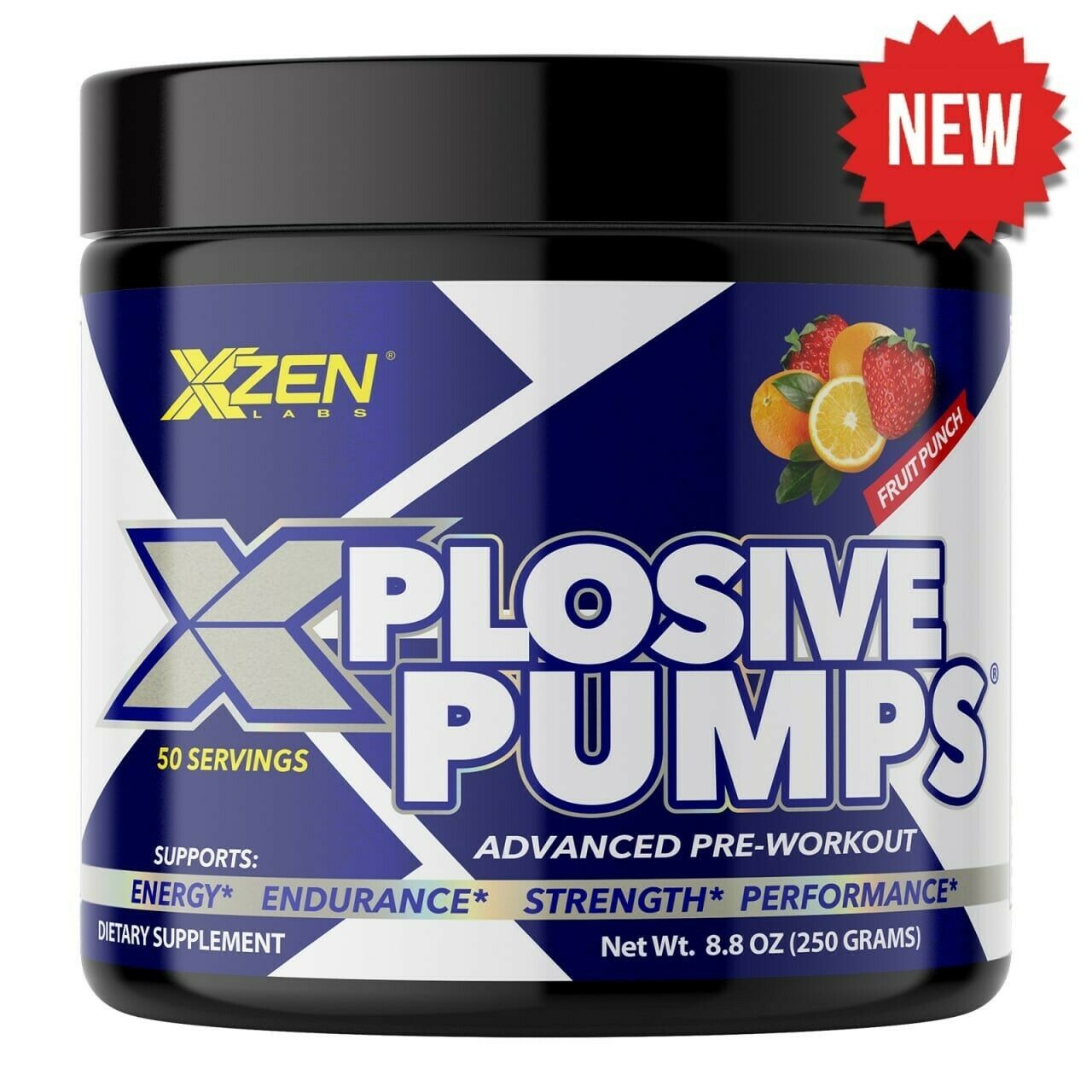 2 Pack Pre-Workout Powder Bucked up Pump Supplement Energy 100 Servings FP
