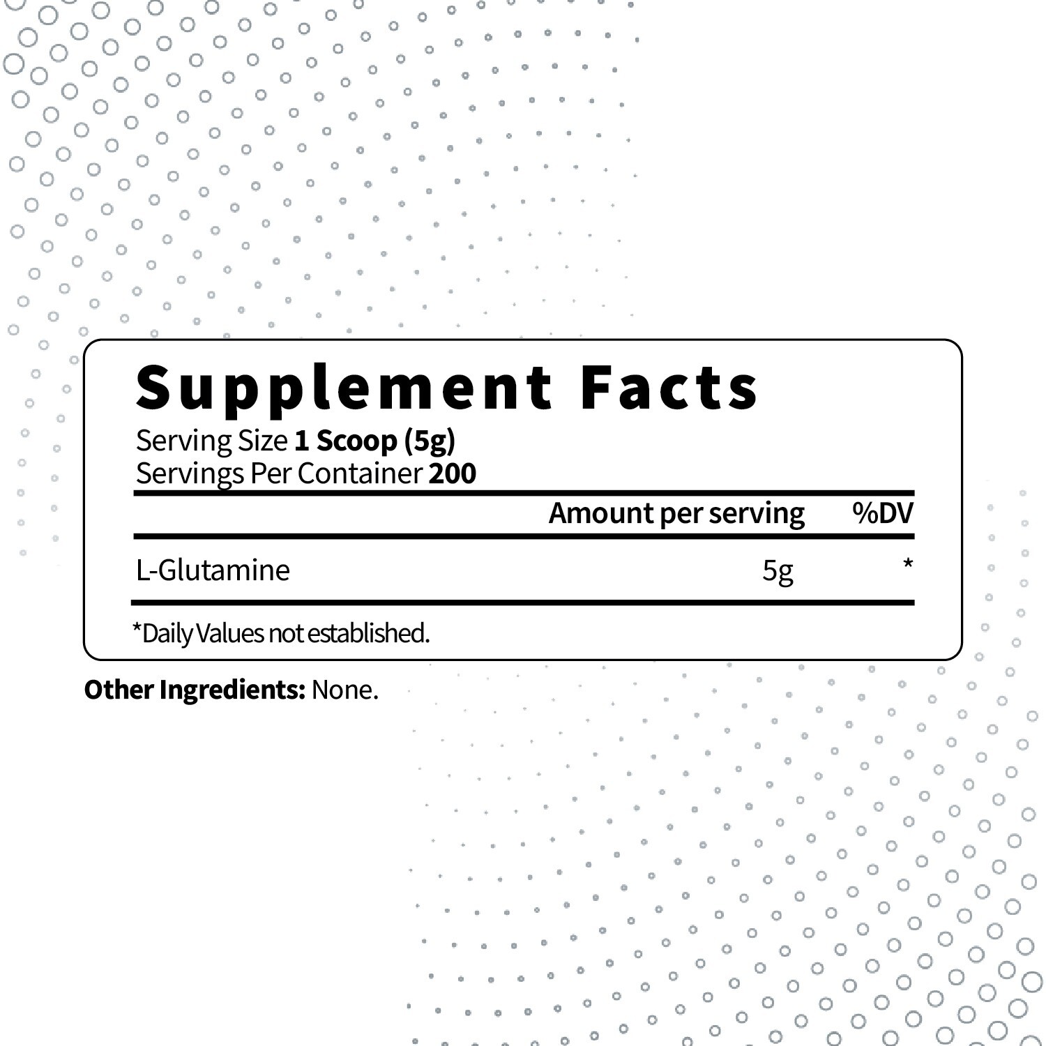 Type Zero 5X Strength L Glutamine Powder (5000mg | 1KG)