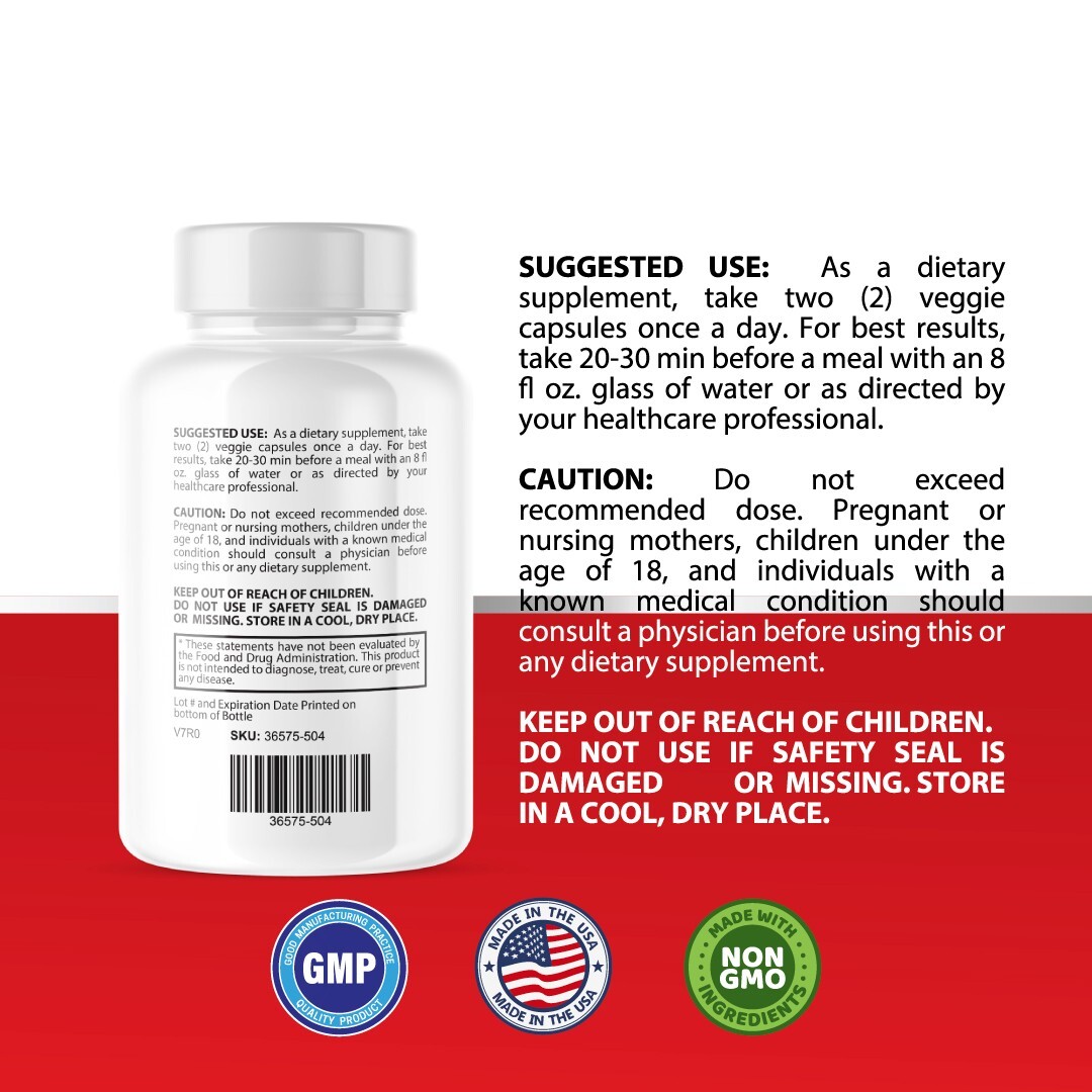 Ortho Prostate- Prostate Support- 4 Bottles- 240 Capsules