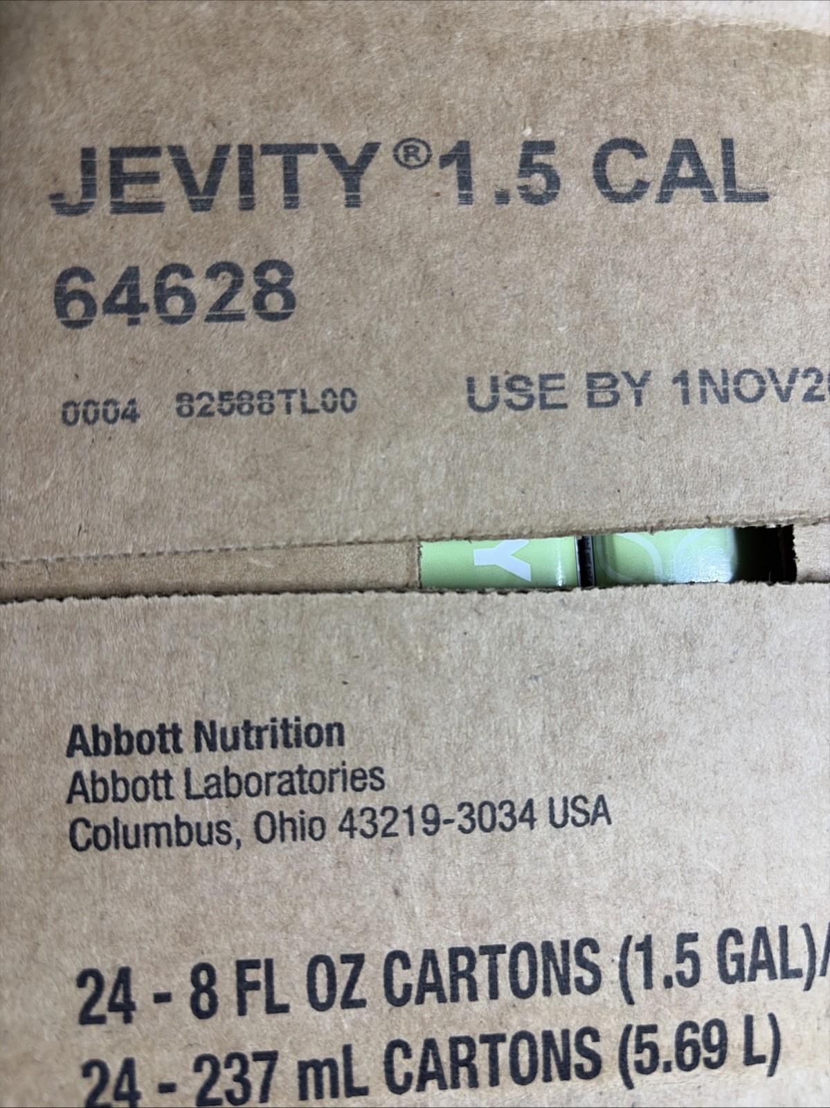 Protein Nutrition Jevity Feeding Peg Tube Drink Fiber 8oz 24pk Ex Nov 2026