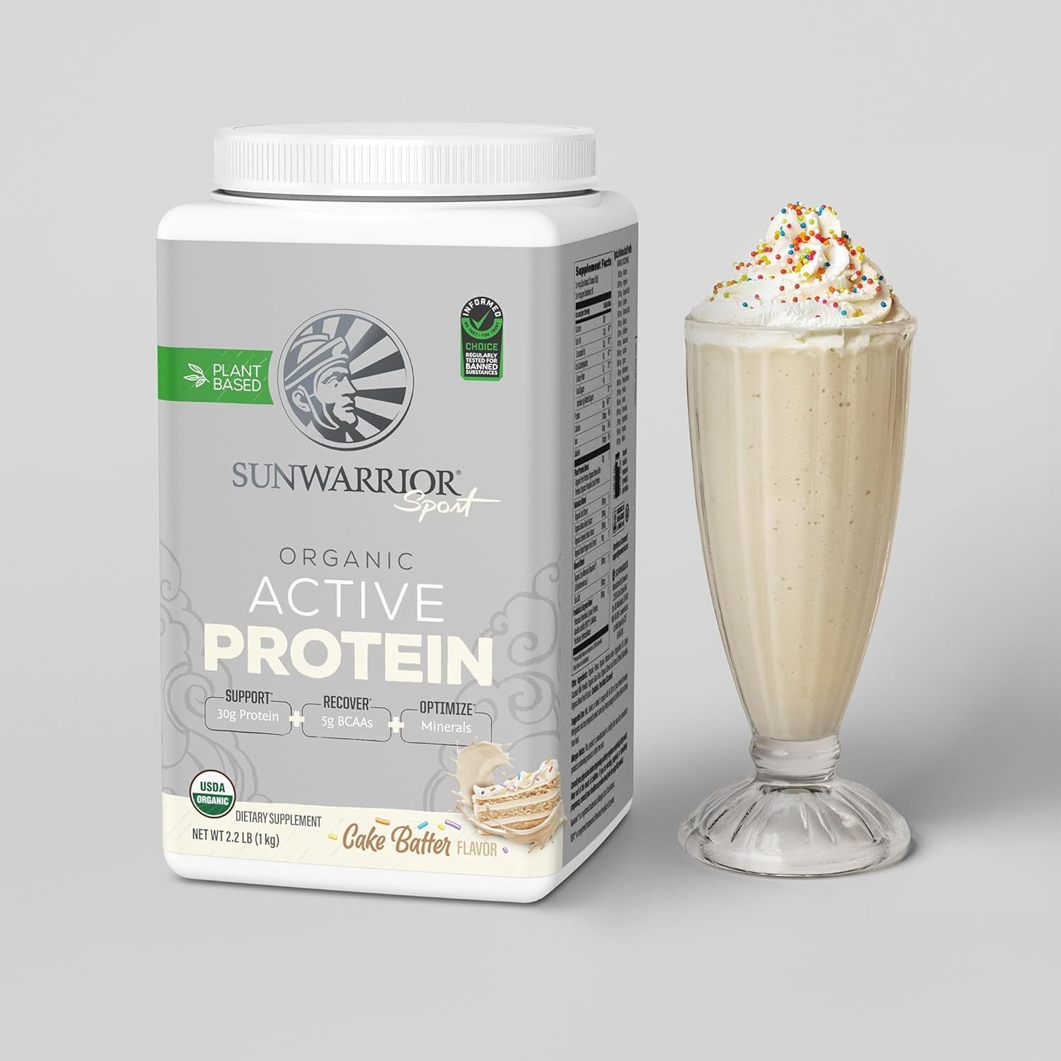 Sunwarrior Vegan Protein Powder USDA Organic Protein Powder Blend Plant-Based