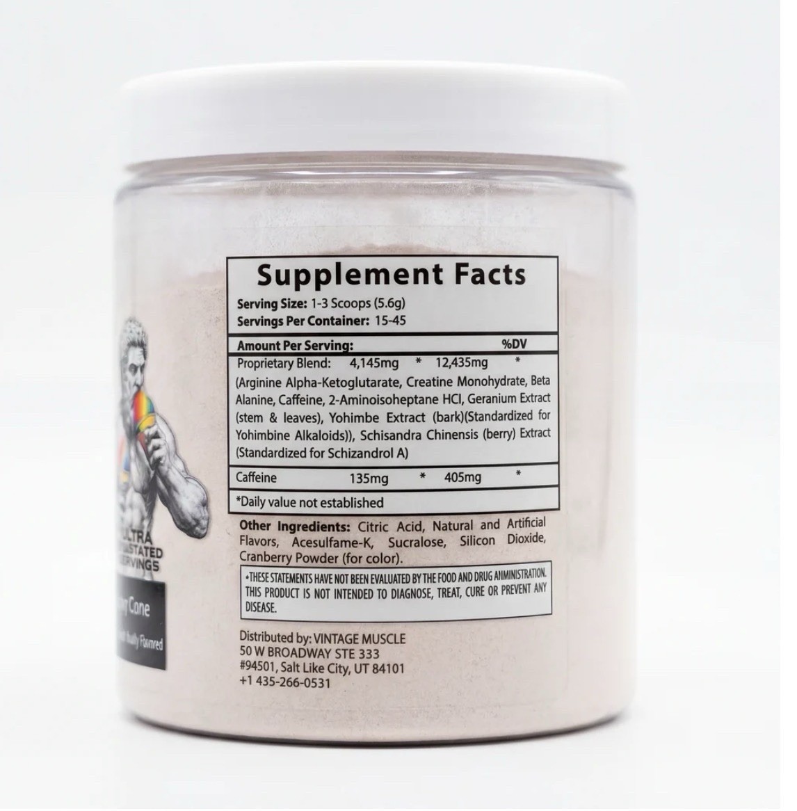 Vintag3D Ultimate Pre-Workout Matrix W/Geranium By Vintage Muscle💪🏛️🧪💥🍧