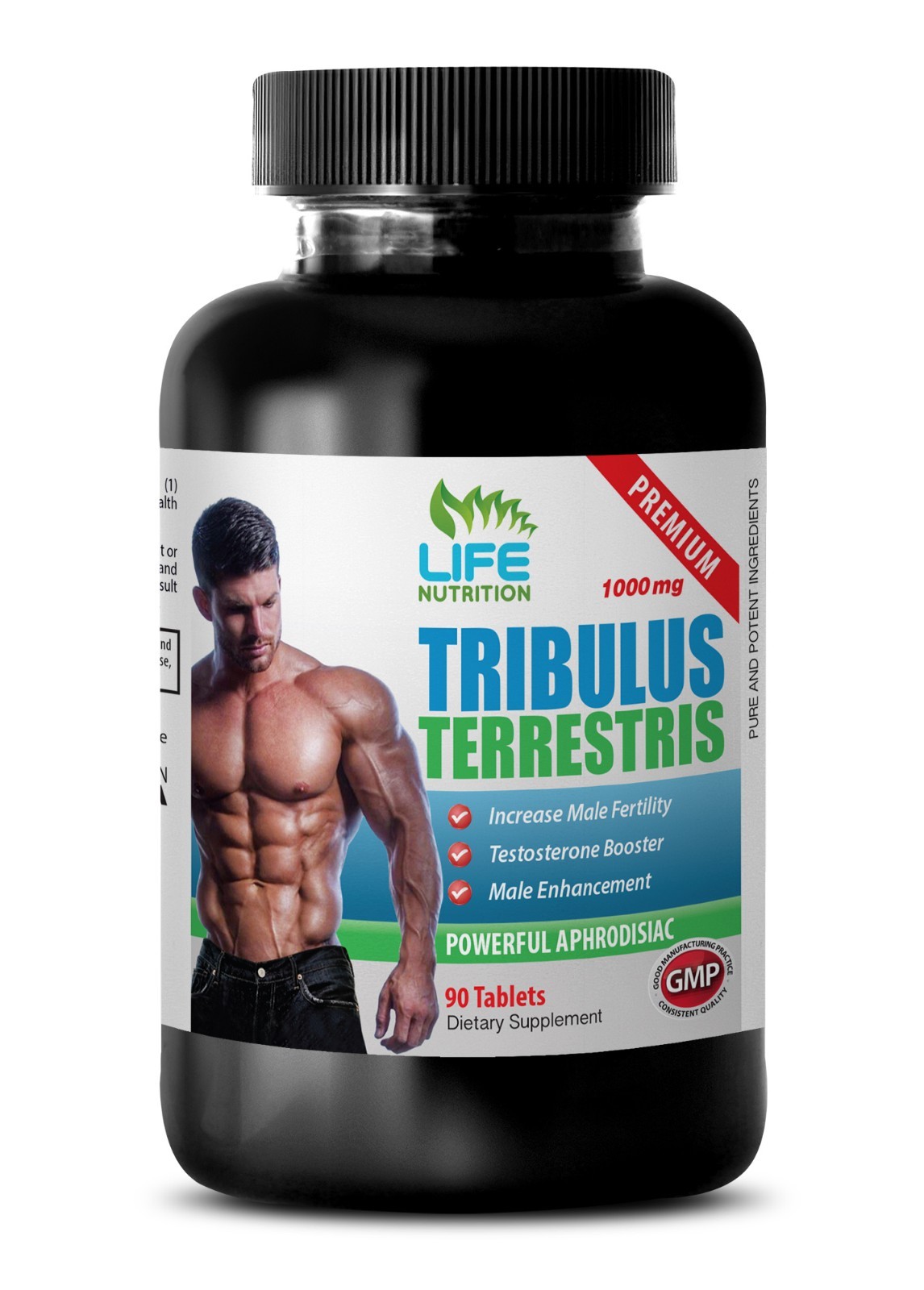 45% Saponins Tribulus Terrestris 1000 90 Tablets endurance and energy 1B