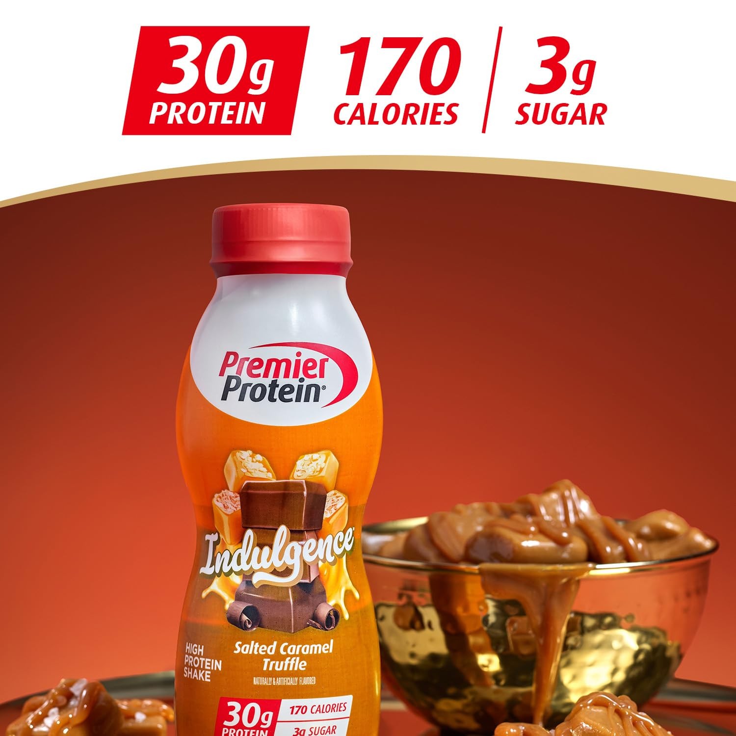 Premier Protein Shake Indulgence Salted Caramel Truffle 30G Protein 170