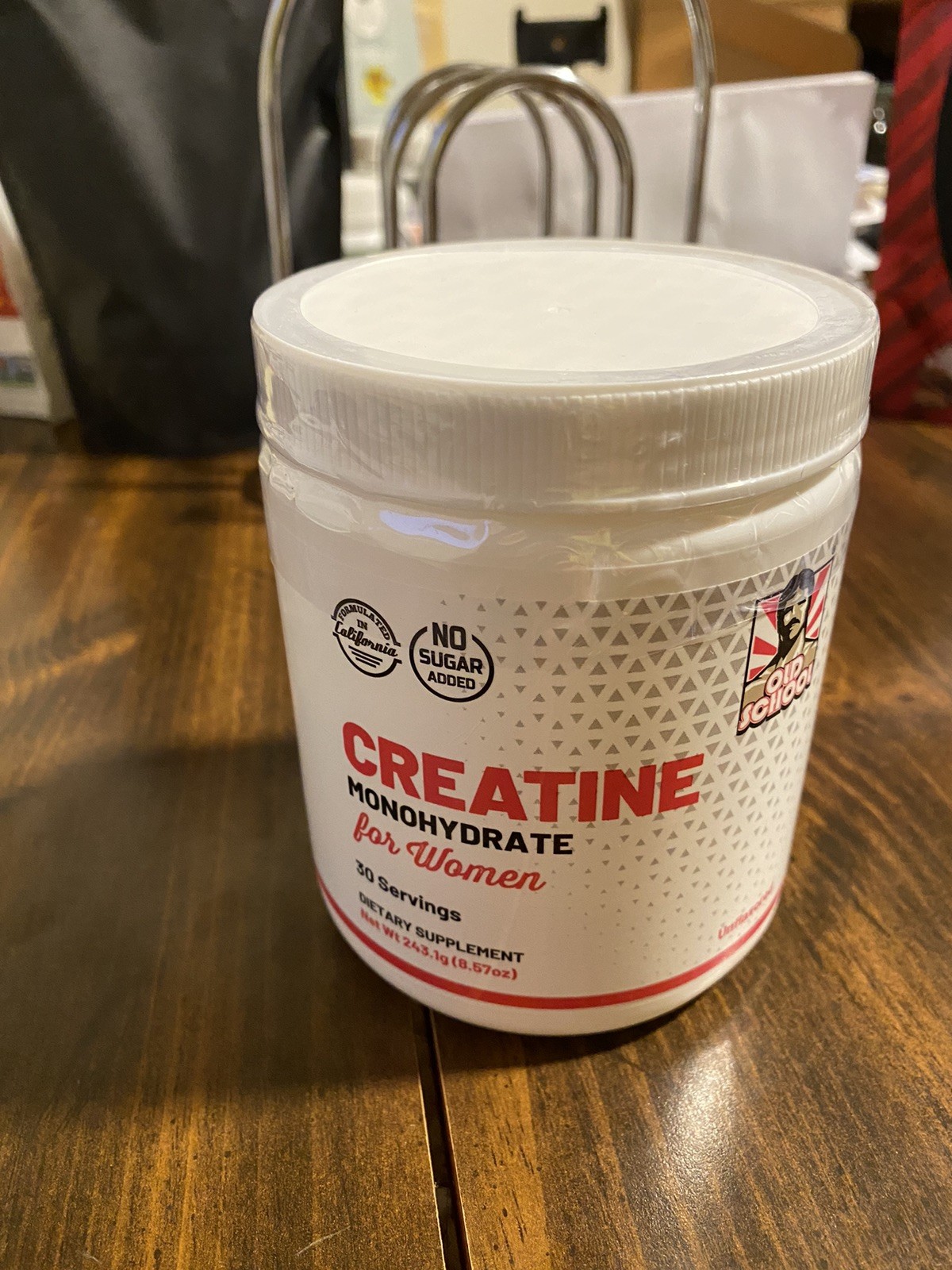 Old School Labs® Creatine Monohydrate for Women 243g/8.57oz. 30 Servings Powder