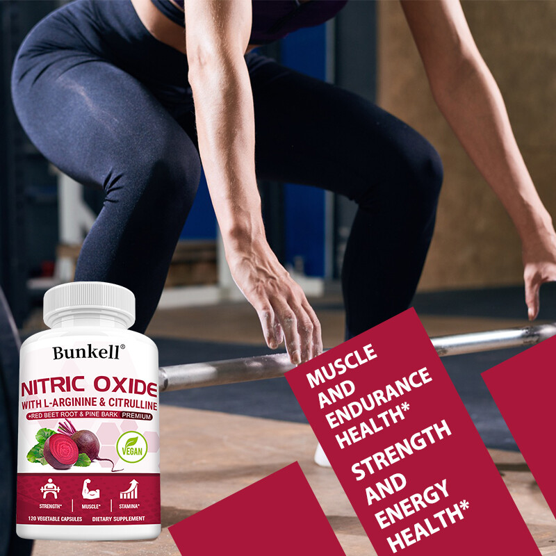 Nitric Oxide Booster Supplement – L-Arginine, L-Citrulline & Red Beet Root