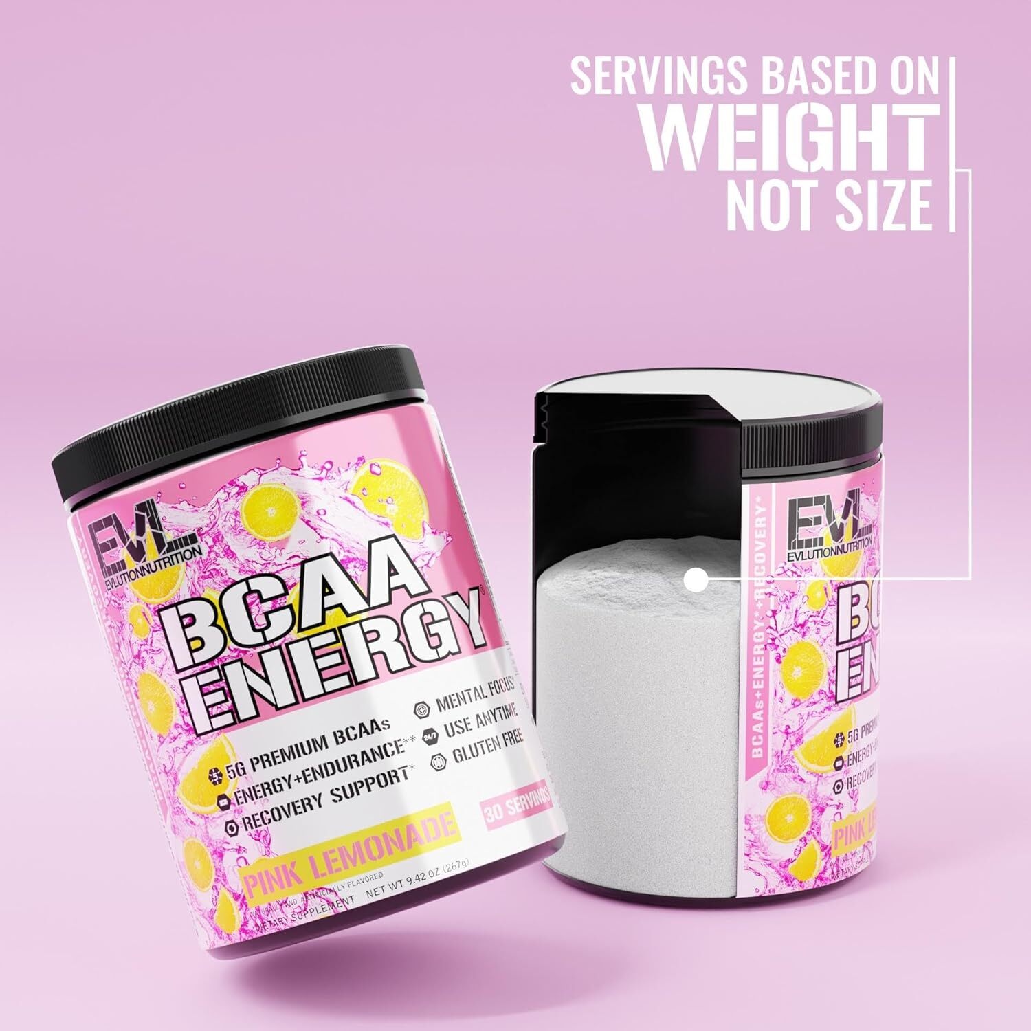 EVL Evlution Nutrition BCAA Energy Amino Acid Pre-Workout Powder – All FLAVORS