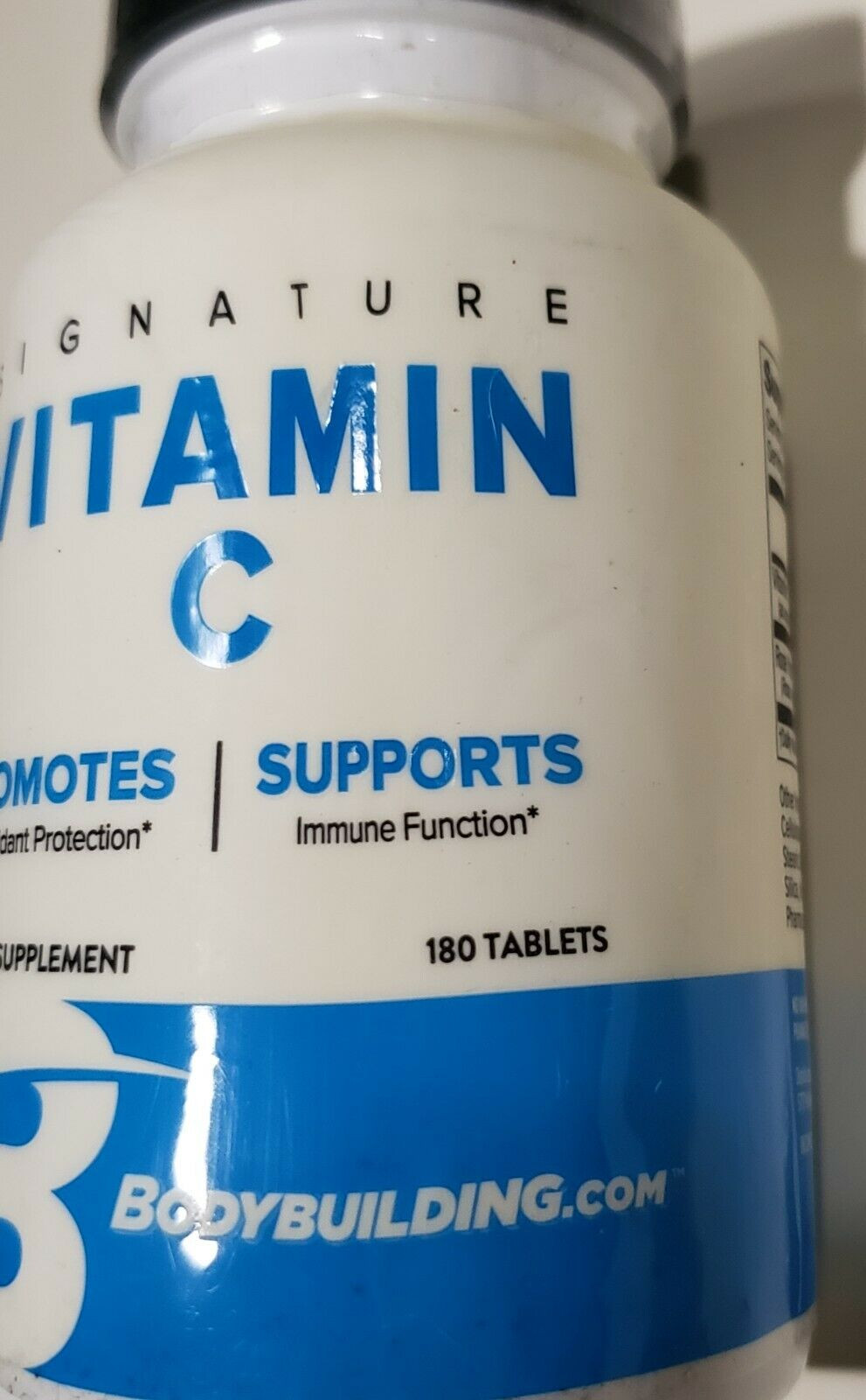 Bodybuilding.com – Vitamin C – 180 tablets / 180 servings – BEST BY 12/2026