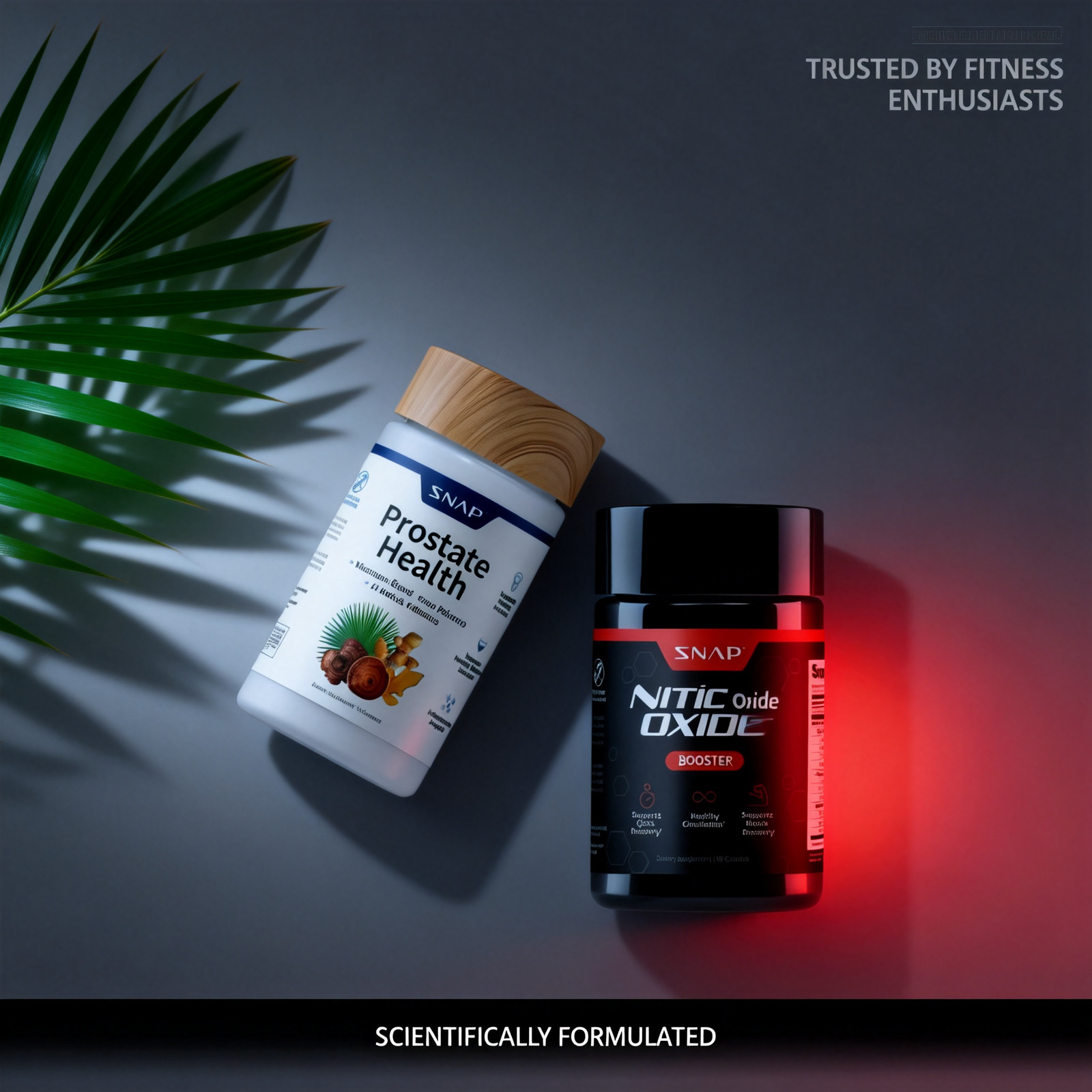 SNAP Prostate Wellness Nitric Oxide Booster Saw Palmetto L-Arginine/L-Citrulline