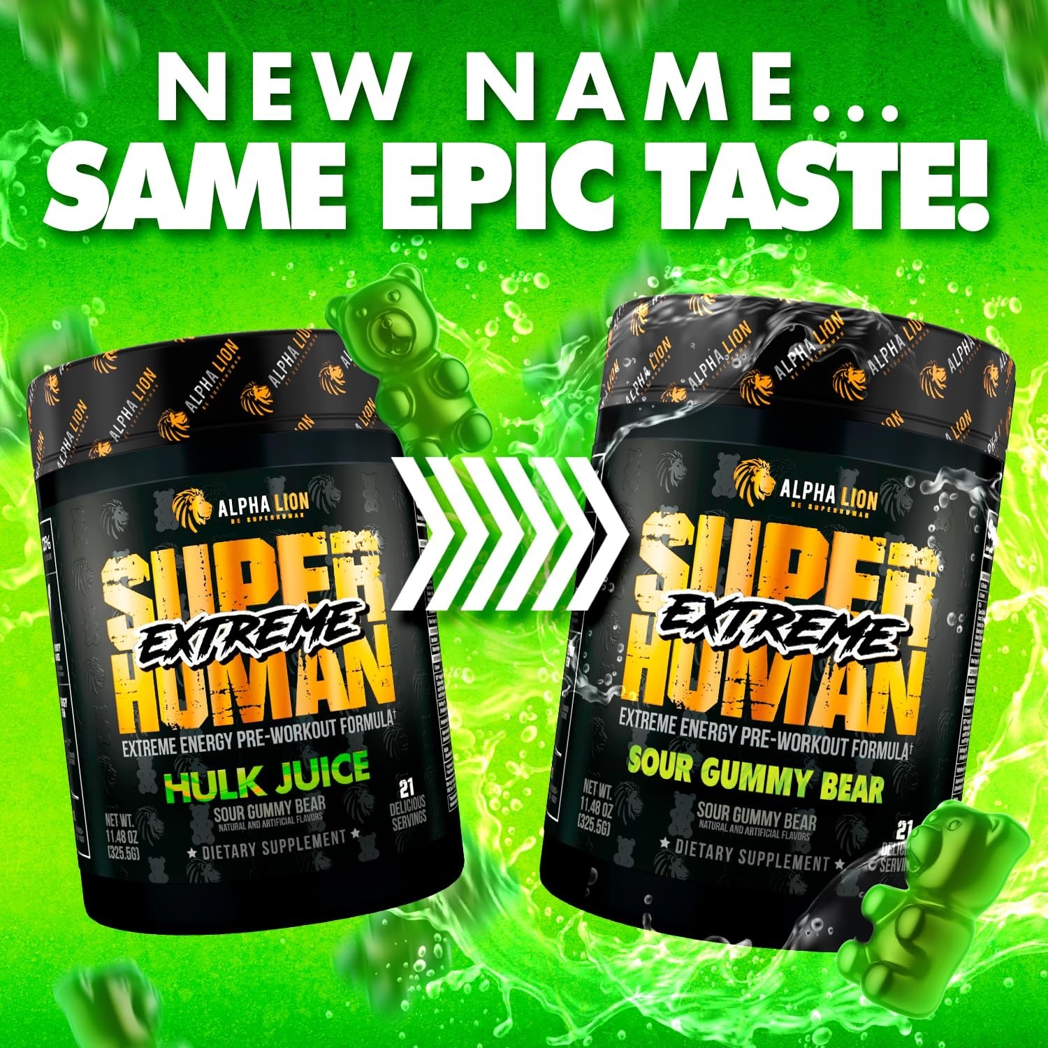 ALPHA LION Superhuman Extreme Pre Workout Powder, Beta Alanine, L-Taurine & T…