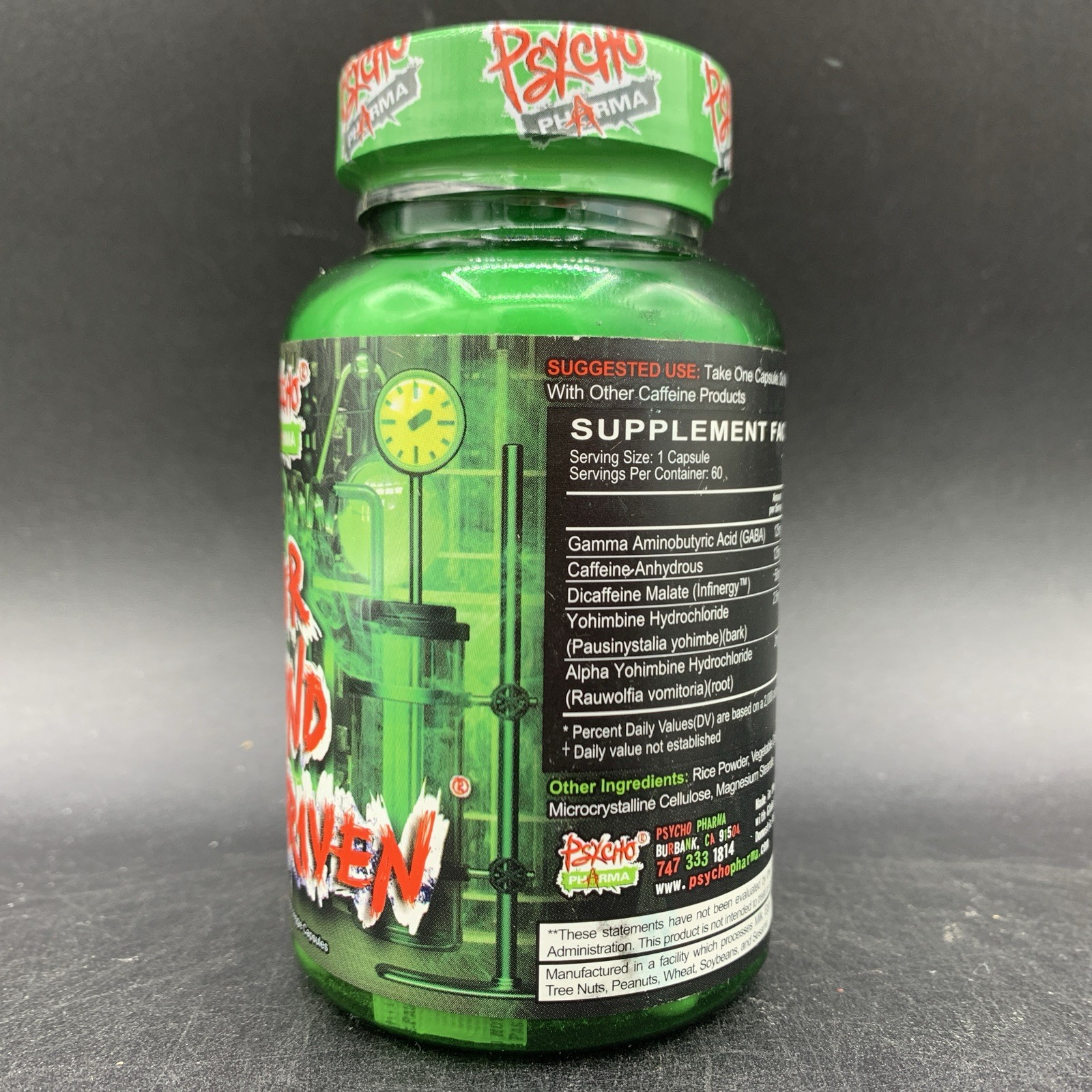 Psycho Pharma Far Beyond Driven 60ct Mood & Energy Formula EXP 11/2027