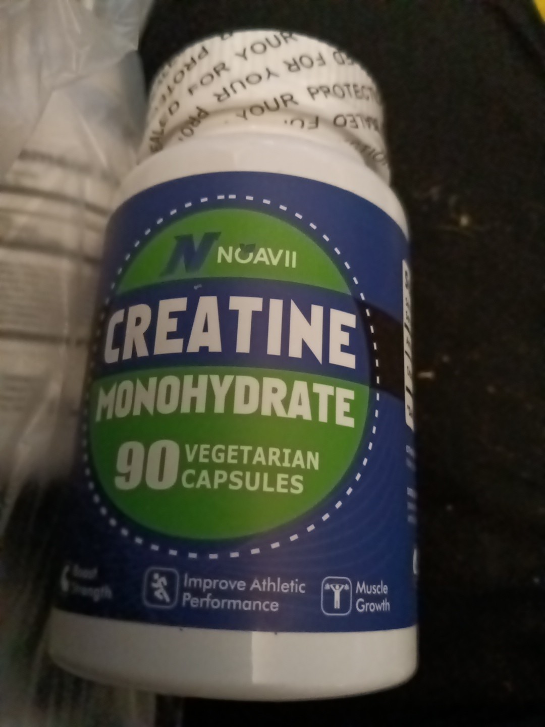 NoavII Creatine Monohydrate Muscle Gain 90 Capsules Exp. 07/2026