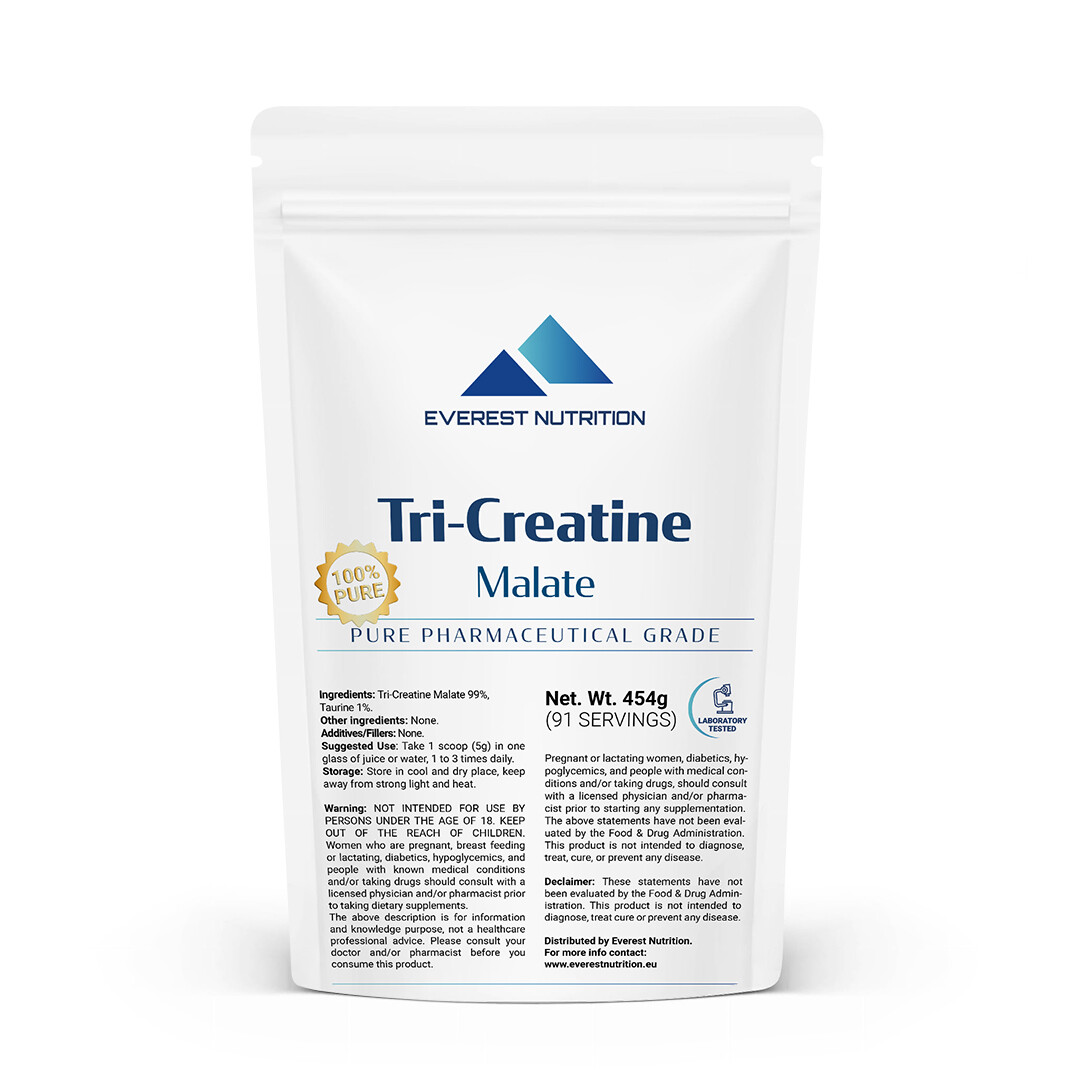 TCM TRI CREATINE MALATE 100% PURE POWDER LEAN MUSCLE WITHOUT BLOAT