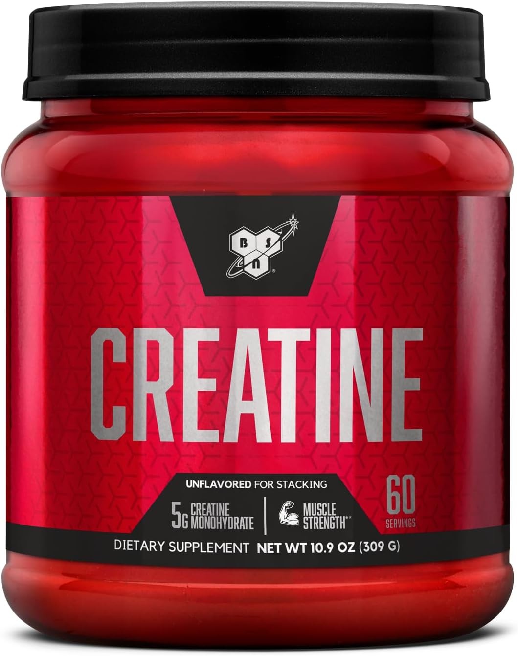 BSN Micronized Creatine Monohydrate Powder, Unflavored Creatine Powder, Microniz