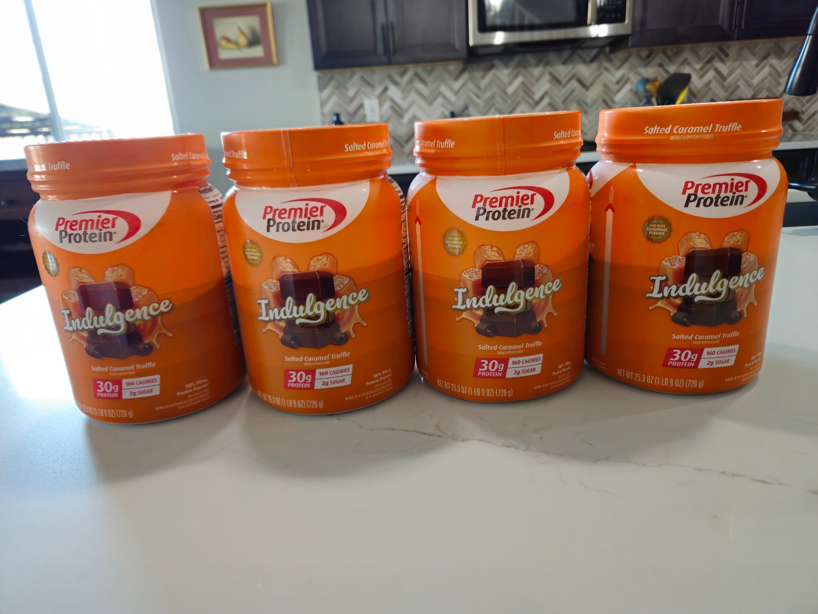 Premier Protein Protein Powder, 30G Protein, 4 Salted Caramel Truffle- FREE SHIP