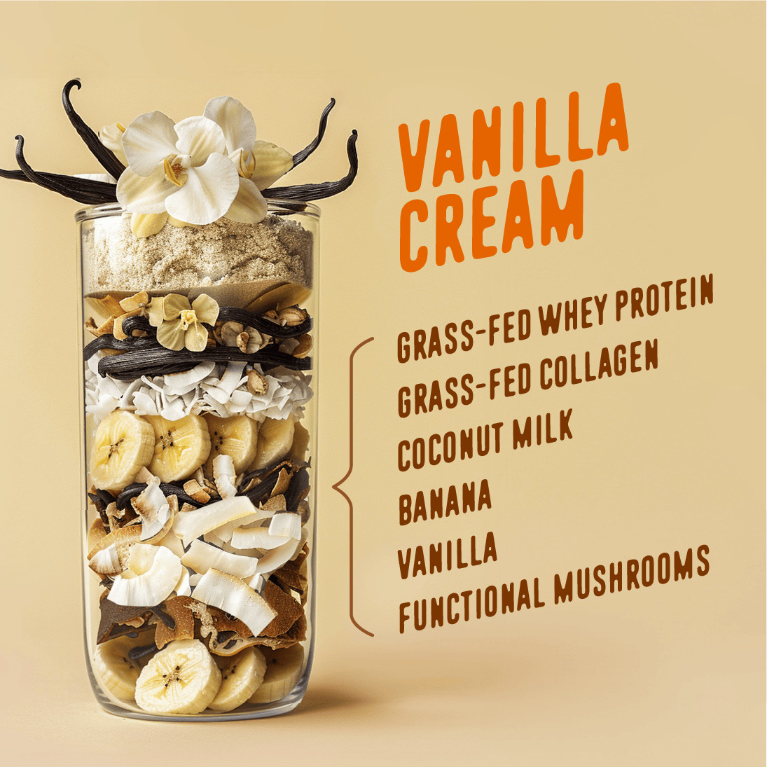 New! Sealed! FlavCity Protein Smoothie Powder – 10 Servings – Vanilla Cream 430g