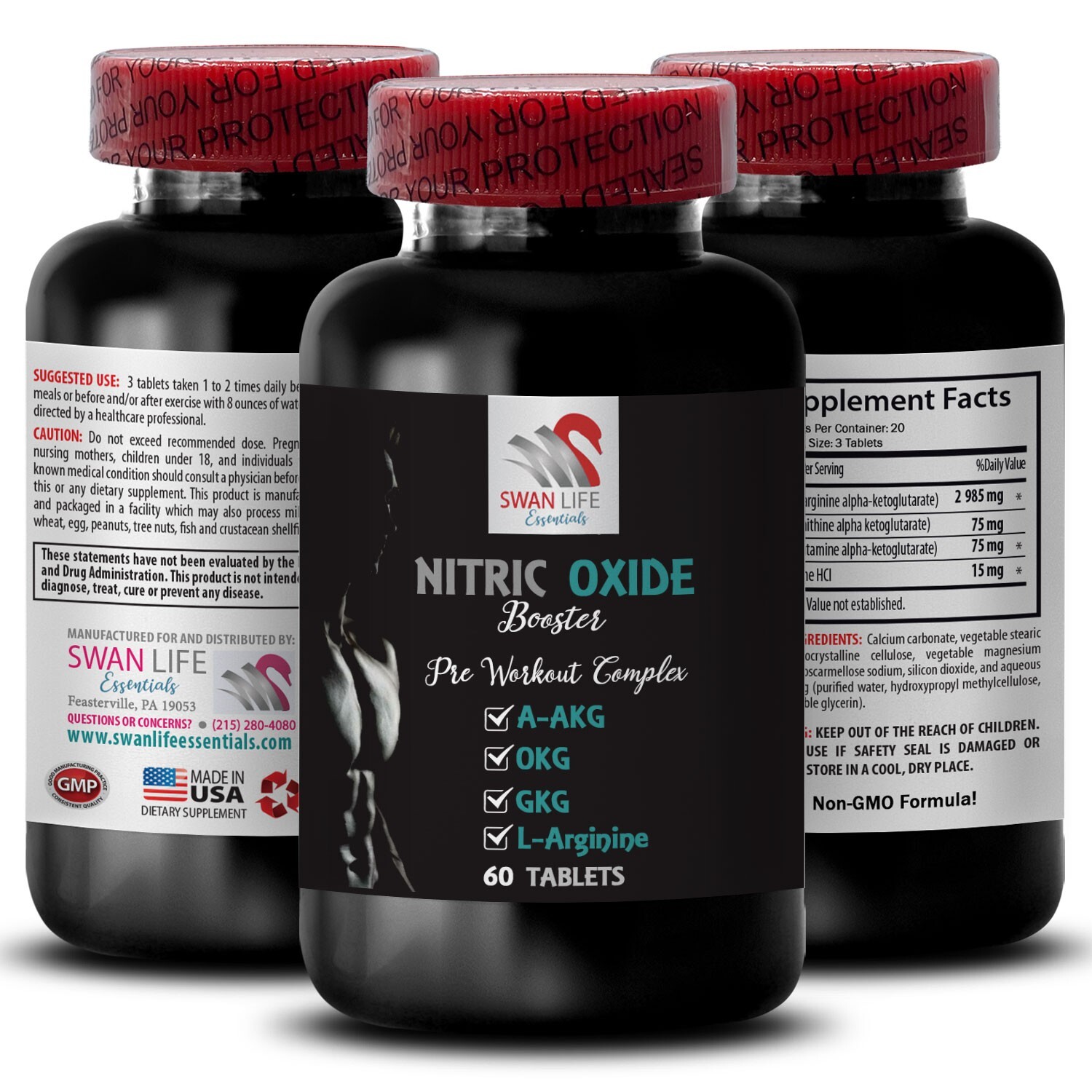 Endurance Catalyst – NITRIC OXIDE BOOSTER – Vascularity Boost 1 Bottle 60 Tablet
